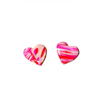 Cargar imagen en el visor de la galería, “Solána” Mini Heart Studs