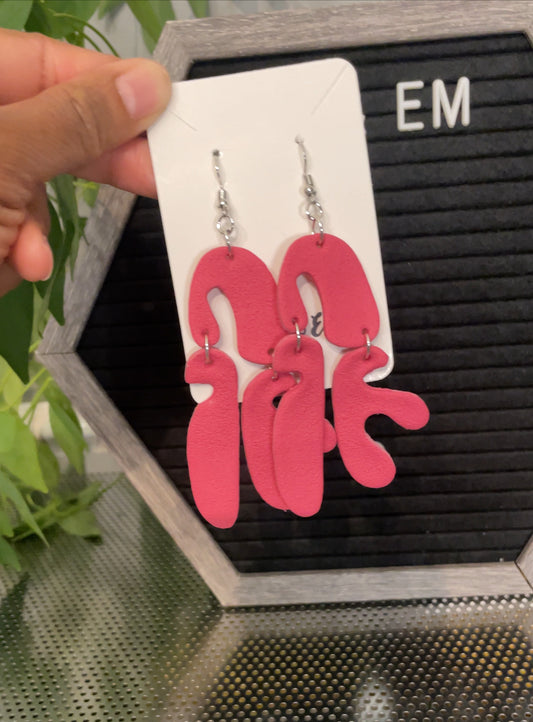 “Dalia” Earrings Rose