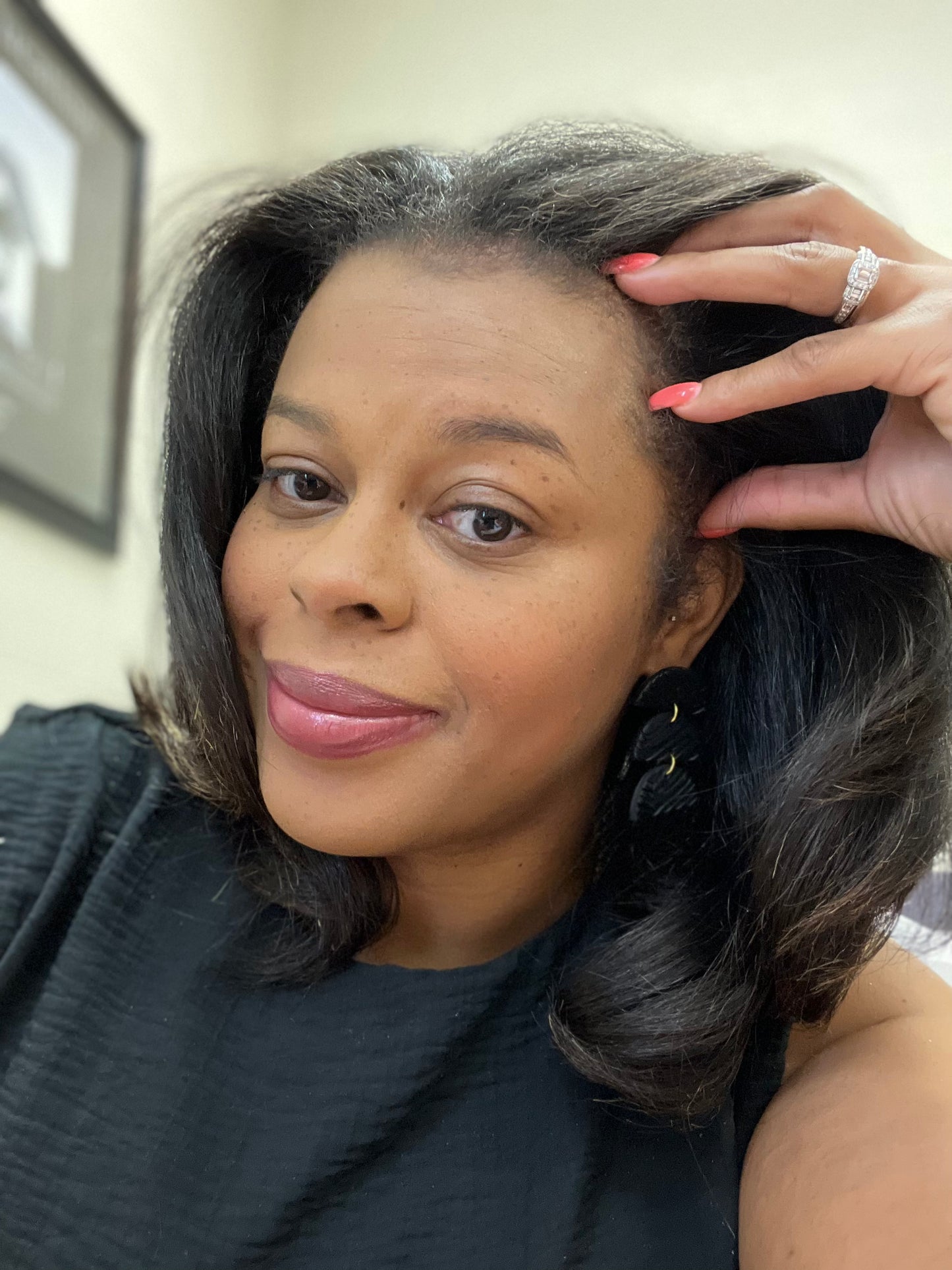 “Lanie” Noir Earrings