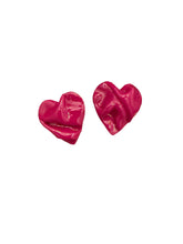 Load image into Gallery viewer, Glossy “Daphne” Fuchsia Studs
